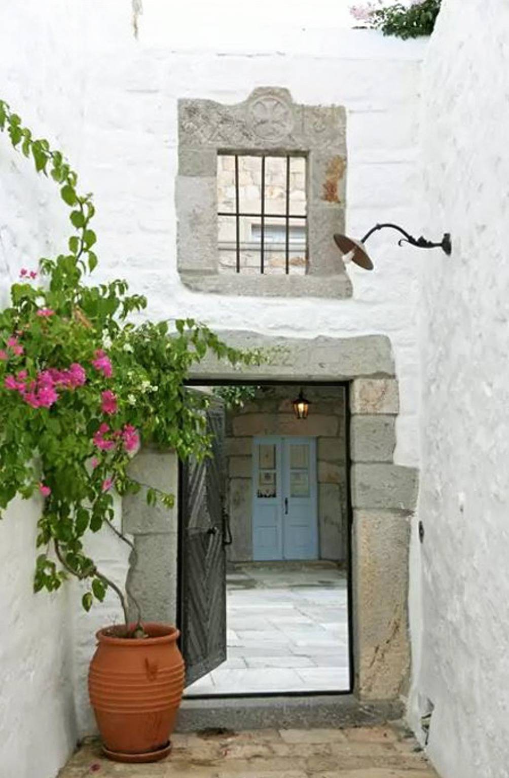 Familienhaus mit Meerblick in Patmos + Terrasse in Patmos Stadt, Dodekanes