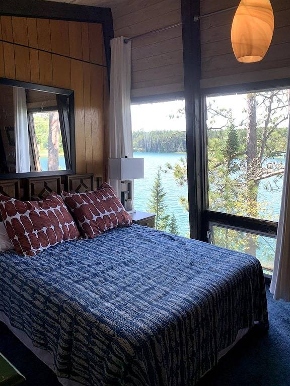 Private Insel !! Bad Medicine Lake! Große Kabine mit allem Komfort von zu Hause! in Becker County