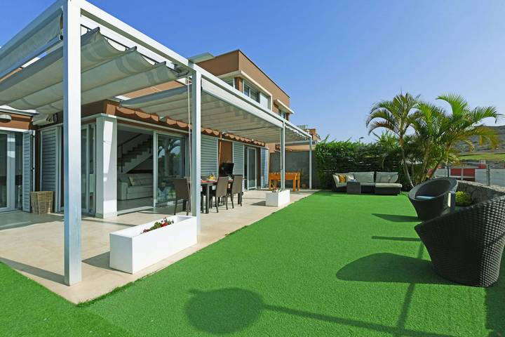 Ferienhaus für 4 Personen, mit Garten und Seeblick sowie Ausblick und Terrasse auf den Kanaren - 2