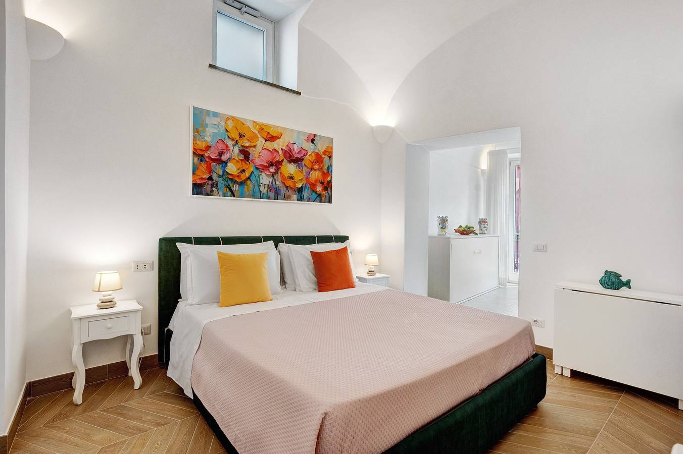 Apartamento inteiro, Casa de férias 'Suite Deluxe Punta Campanella' com varanda, Wi-Fi e ar condicionado in Massa Lubrense, Nápoles (província)