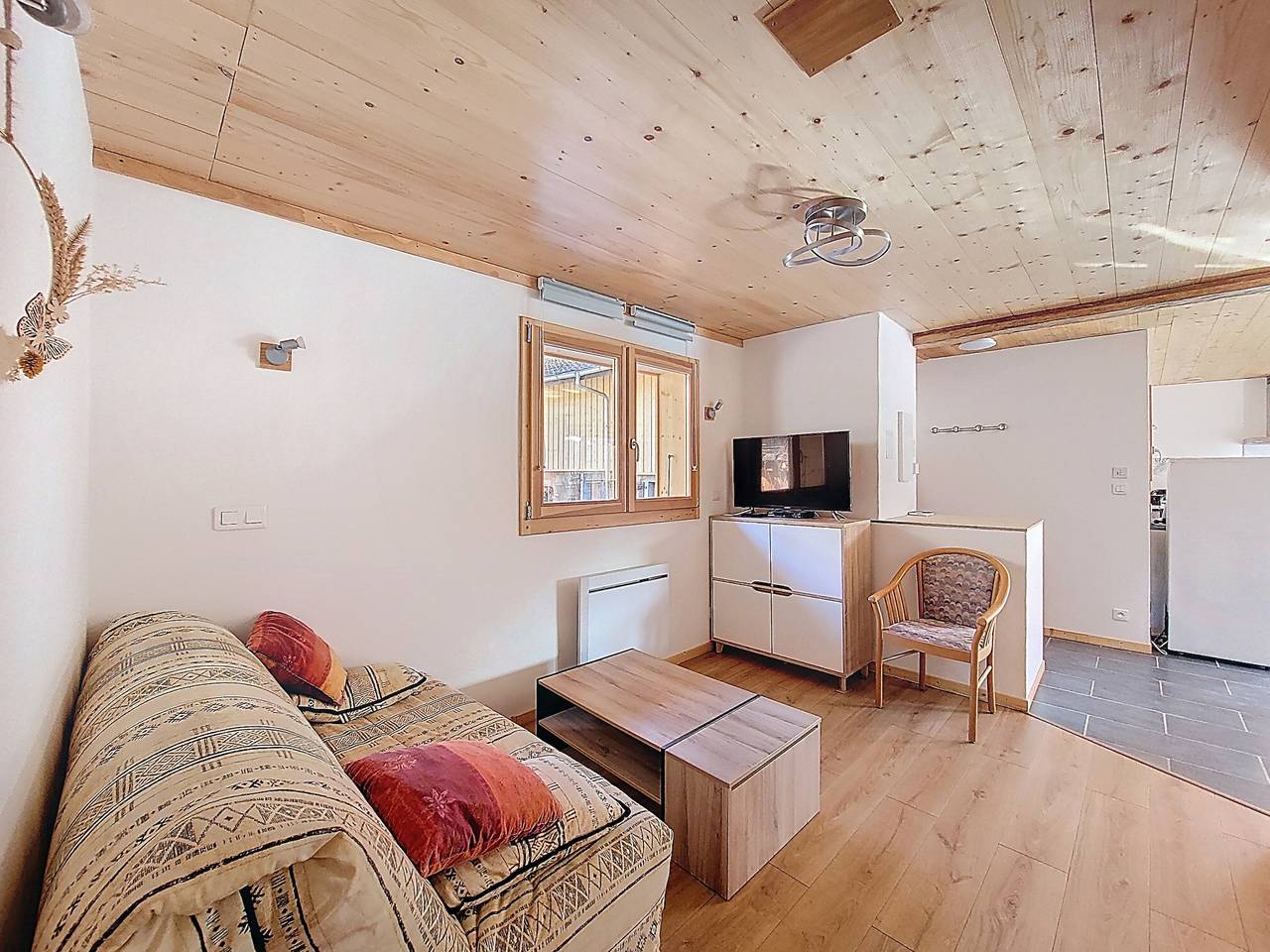 Ganze Wohnung, Les 3 Soeurs - 2 chambres - 6 personnes - Vue montagne - Jardin au calme in Le Biot, Thonon-les-Bains und Umgebung