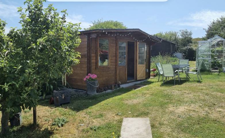 Cabaña de madera para 2 personas, con jardín, Familias con niños - 1