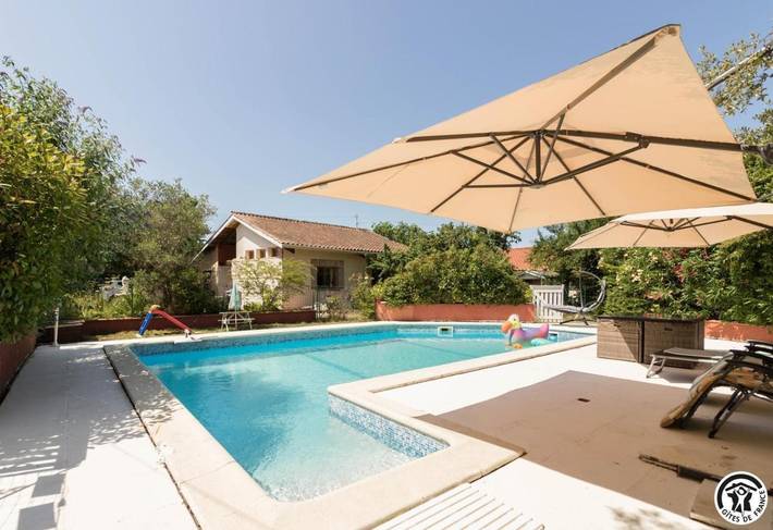 Location de vacances pour 5 personnes, avec piscine et jardin à Lamasquère - 3
