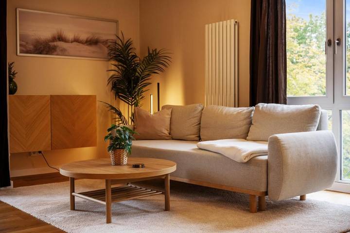 Ferienwohnung für 4 Personen, mit Balkon und Terrasse sowie Seeblick und Ausblick in Zwickau - 2
