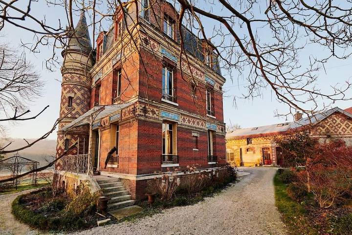 Maison de vacances pour 10 personnes, avec jardin et vue