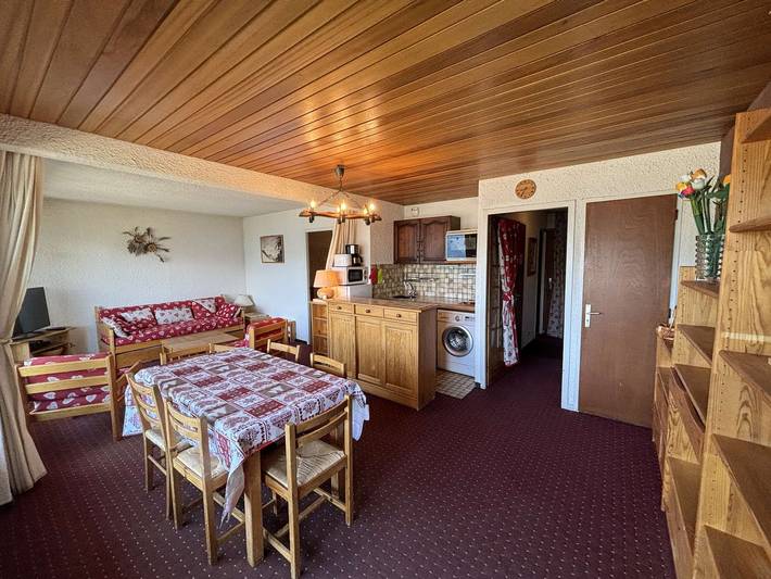Ganze Wohnung, 2-Zimmer-Kabinenwohnung an der Piste mit Aufzug - Auris en Oisans in Auris, Nationalpark Écrins