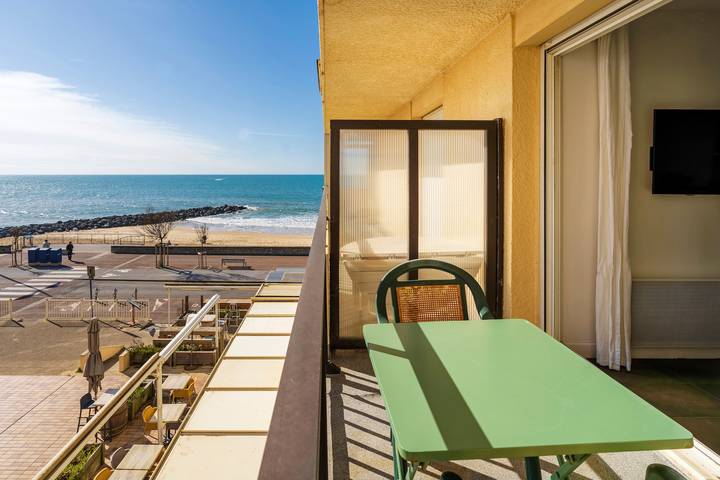 Studio für 4 Personen, mit Balkon