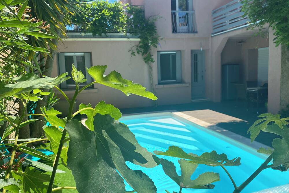Beautiful air-conditioned house, swimming pool, near the beach (8mn) in Villeneuve Lès Maguelone in Villeneuve-lès-Maguelone, Côte d'Améthyste