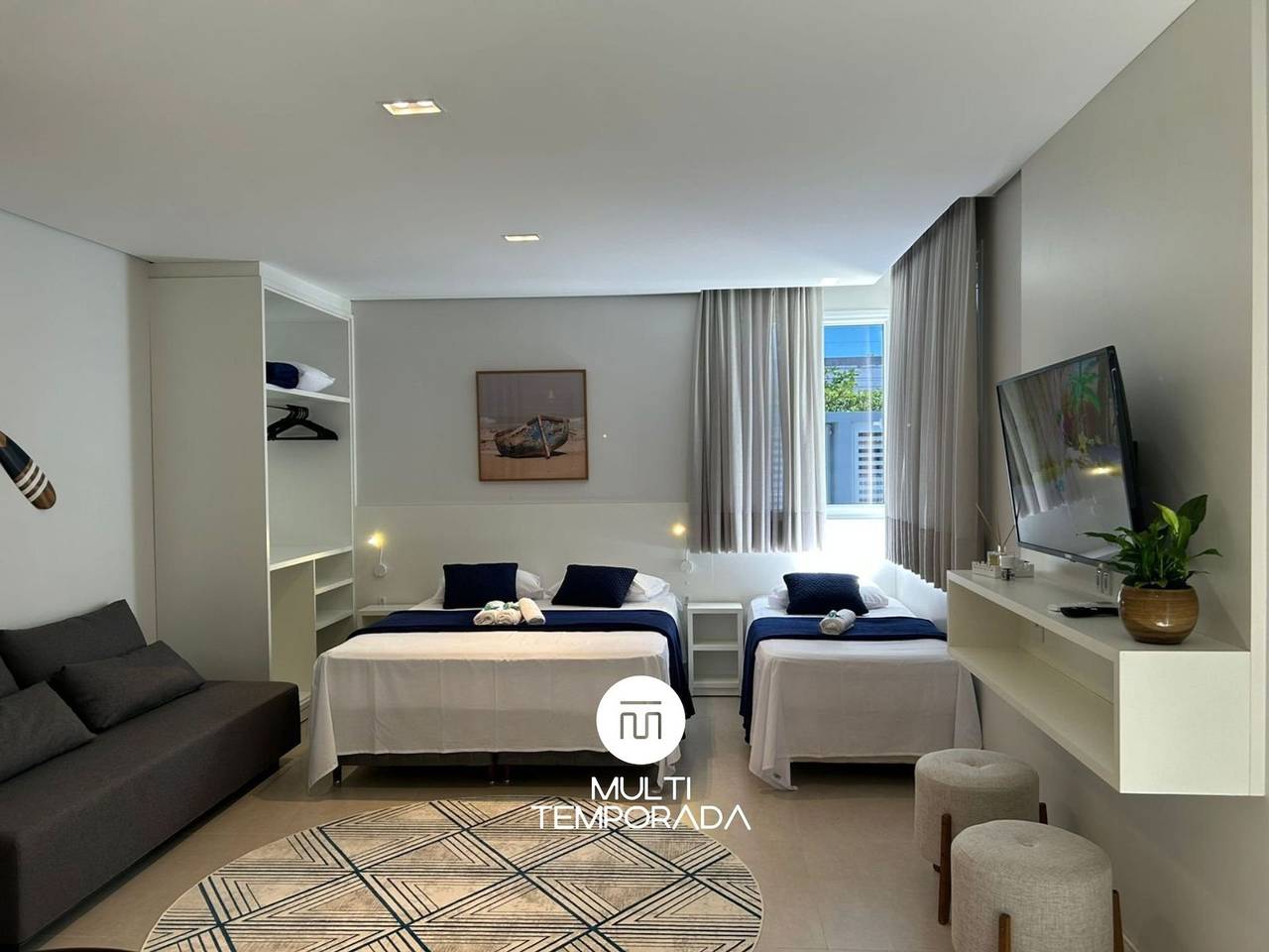 Estudio entero, Loft Praia do Cascalho - D´Santa Loft´s - Penha/Sc in Beto Carrero World, Penha