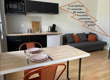 Gîte pour 2 personnes, avec balcon, animaux acceptés dans Valence d'Agen