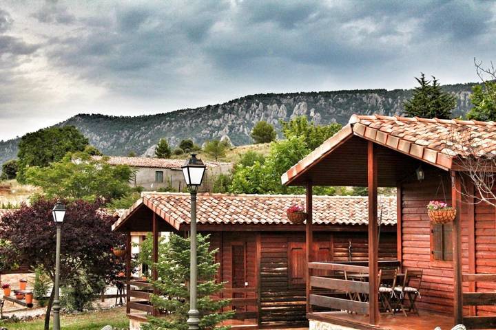 Bungalow para 6 personas, con Terraza y Jardín en Castilla-La Mancha