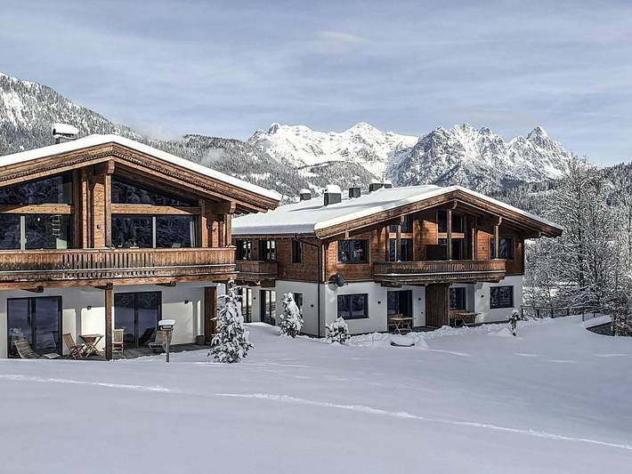 Chalet voor 6 personen, met uitzicht en tuin in Fieberbrunn