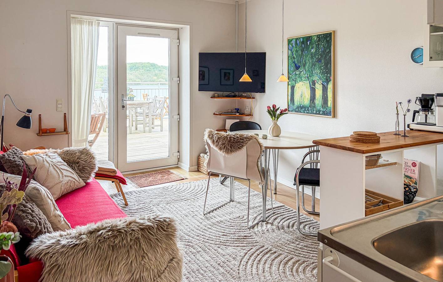 Ganze Ferienwohnung, Ferienwohnung für 3 Personen mit Terrasse in Gråsten, Flensburger Förde (Dänemark)