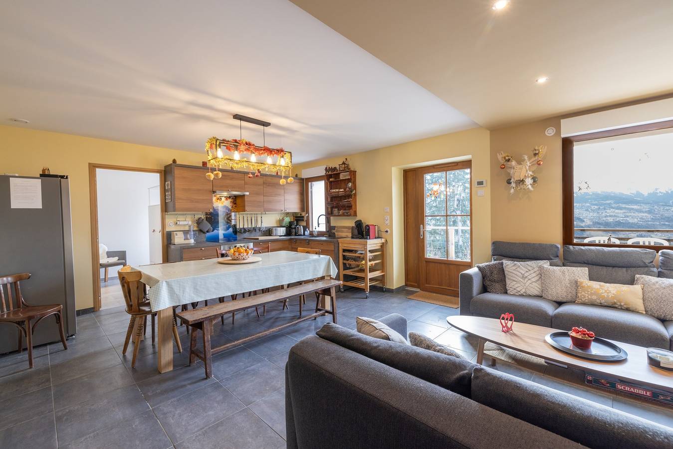 Apartamento entero, Apartamento "Le Pacardou" con vistas a las montañas, terraza privada y Wi-Fi in Saint-Gervais-les-Bains, Pays du Mont-Blanc