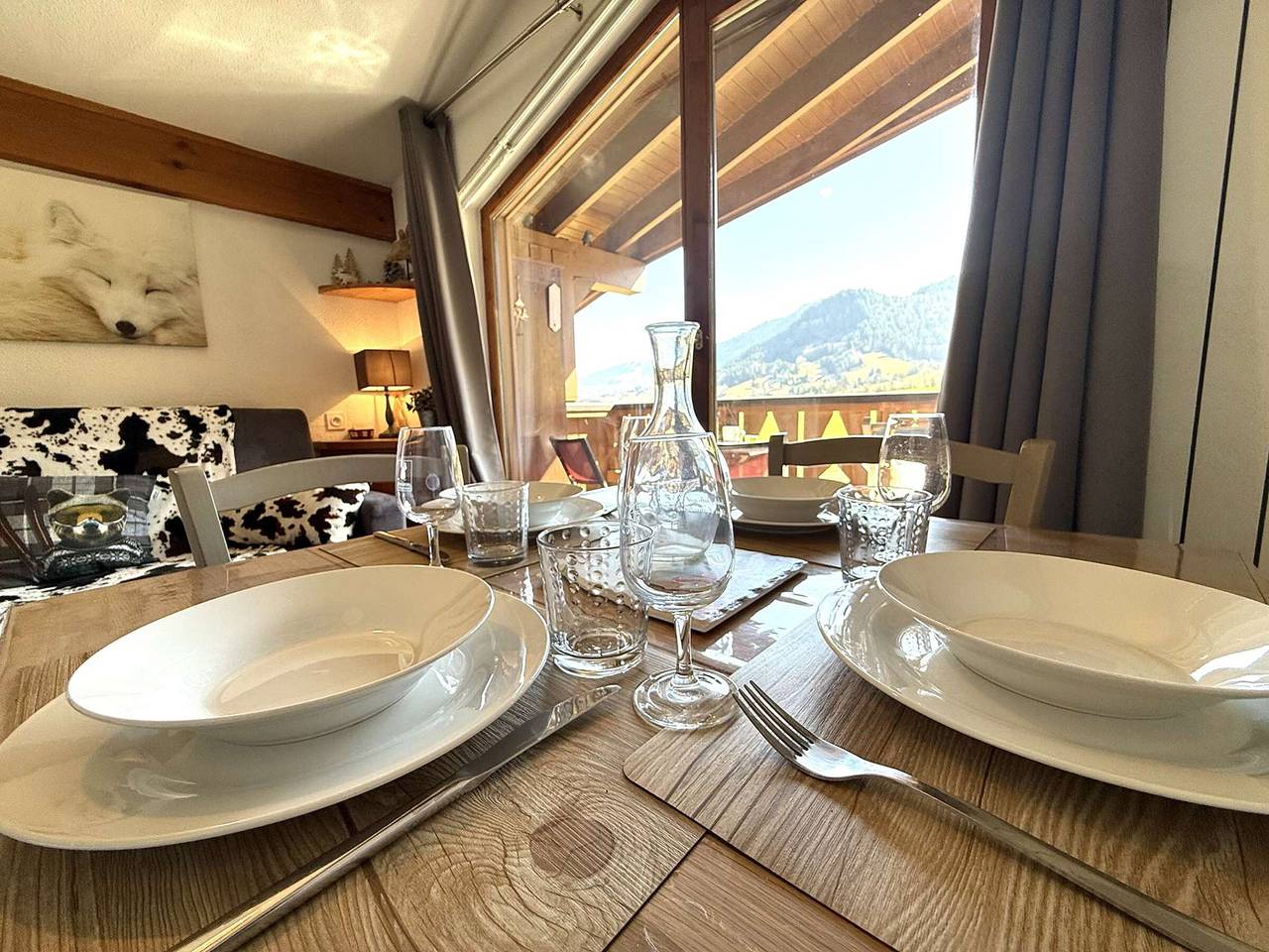 Apartamento entero, Apartamento de 2 habitaciones en Praz Sur Arly, aparcamiento, cerca de pistas, para 5 personas in Praz-sur-Arly, Pays du Mont-Blanc