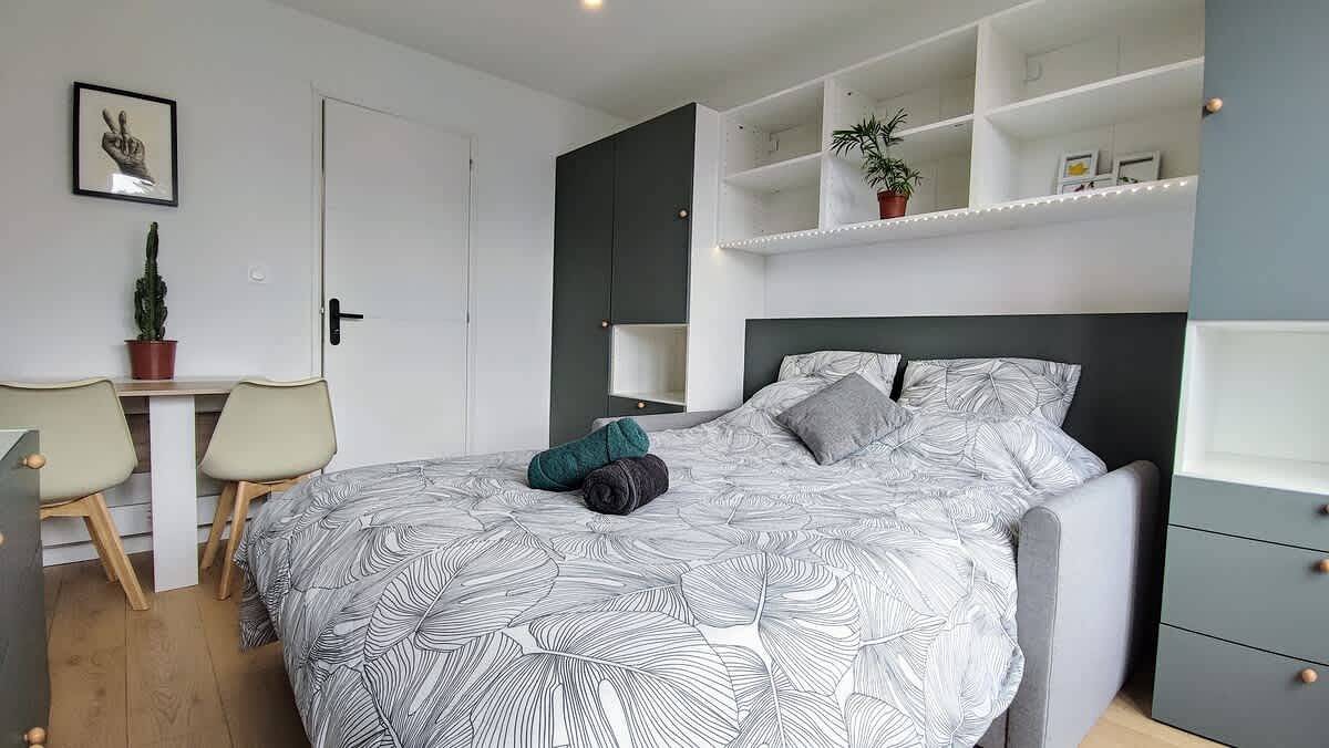 Appartement entier, Appartement de vacances pour 2 personnes in Roubaix, Région de Lille