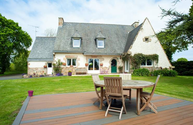Chambre d’hôte pour 3 personnes, avec jardin à Kerfot