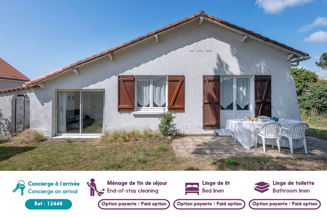 600 m de la plage, maison pour 4 adultes 2 enfants in Saint-Michel-Chef-Chef, Côte de Jade