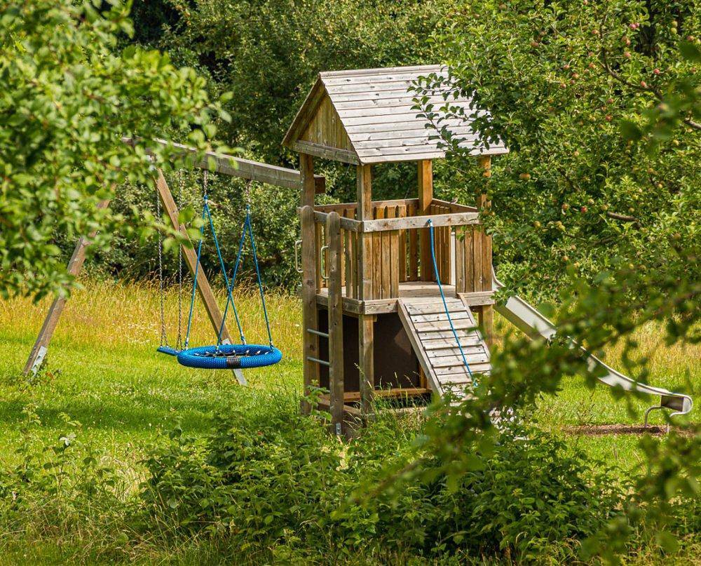 Ganze Ferienwohnung, Ferienhofer - Ferienwohnung Holzstube, 30qm, 1 Wohn-/Schlafzimmer, max. 2 Personen in Abtsgmünd, Erlebnisregion Ostalb region