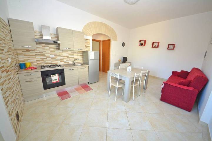 Ferienhaus für 6 Personen, mit Balkon und Garten