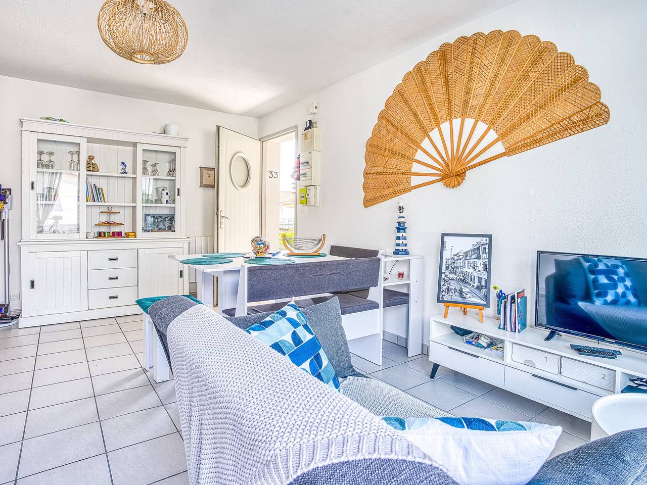 Appartement entier, Charmant T2 avec terrasse, climatisation et Wifi - Quartier résidentiel à Biscarrosse in Biscarrosse (bourg), Biscarrosse