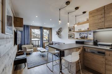 Gîte pour 4 personnes, avec balcon, adapté aux familles dans Office De Tourisme De Val D Isere