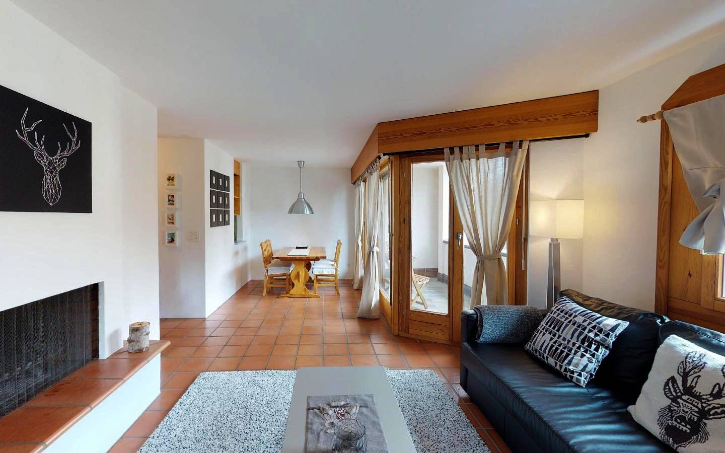 Apartamento entero, Apartamento de vacaciones para 4 personas con balcón in Sankt Moritz, Oberengadin