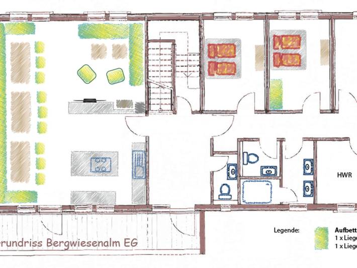 Ferienhaus für 24 Personen, mit Garten und Balkon sowie Sauna in Clausthal-Zellerfeld - 3