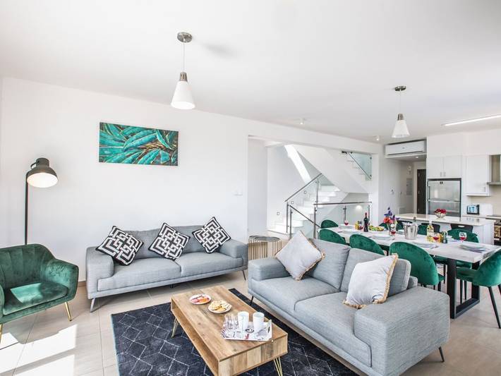 Villa mit pool für 11 Personen, mit Garten und Pool sowie Meerblick auf Zypern - 3