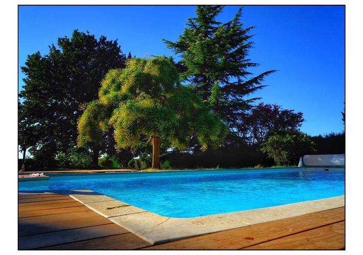 Location de vacances pour 4 personnes, avec Terrasse ainsi que Jardin et Piscine à Gauriac
