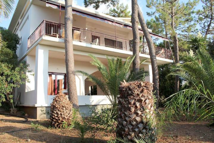 Ferienwohnung für 6 Personen, mit Balkon und Terrasse sowie Garten in Kyparissia