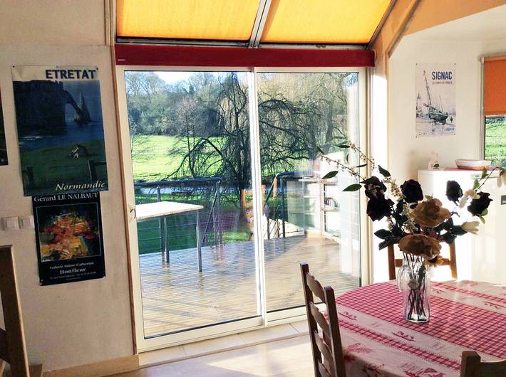 Gîte pour 3 personnes, avec jardin et terrasse, animaux acceptés à Ganzeville - 4