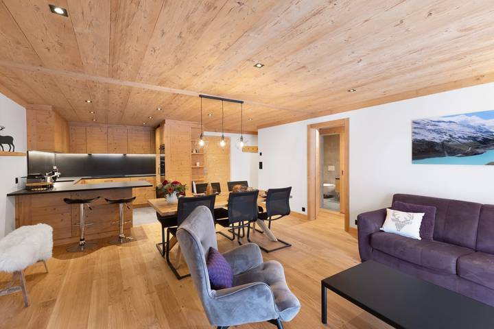 Gîte pour 5 personnes, avec balcon/terrasse et balcon, animaux acceptés dans Grimentz - 2