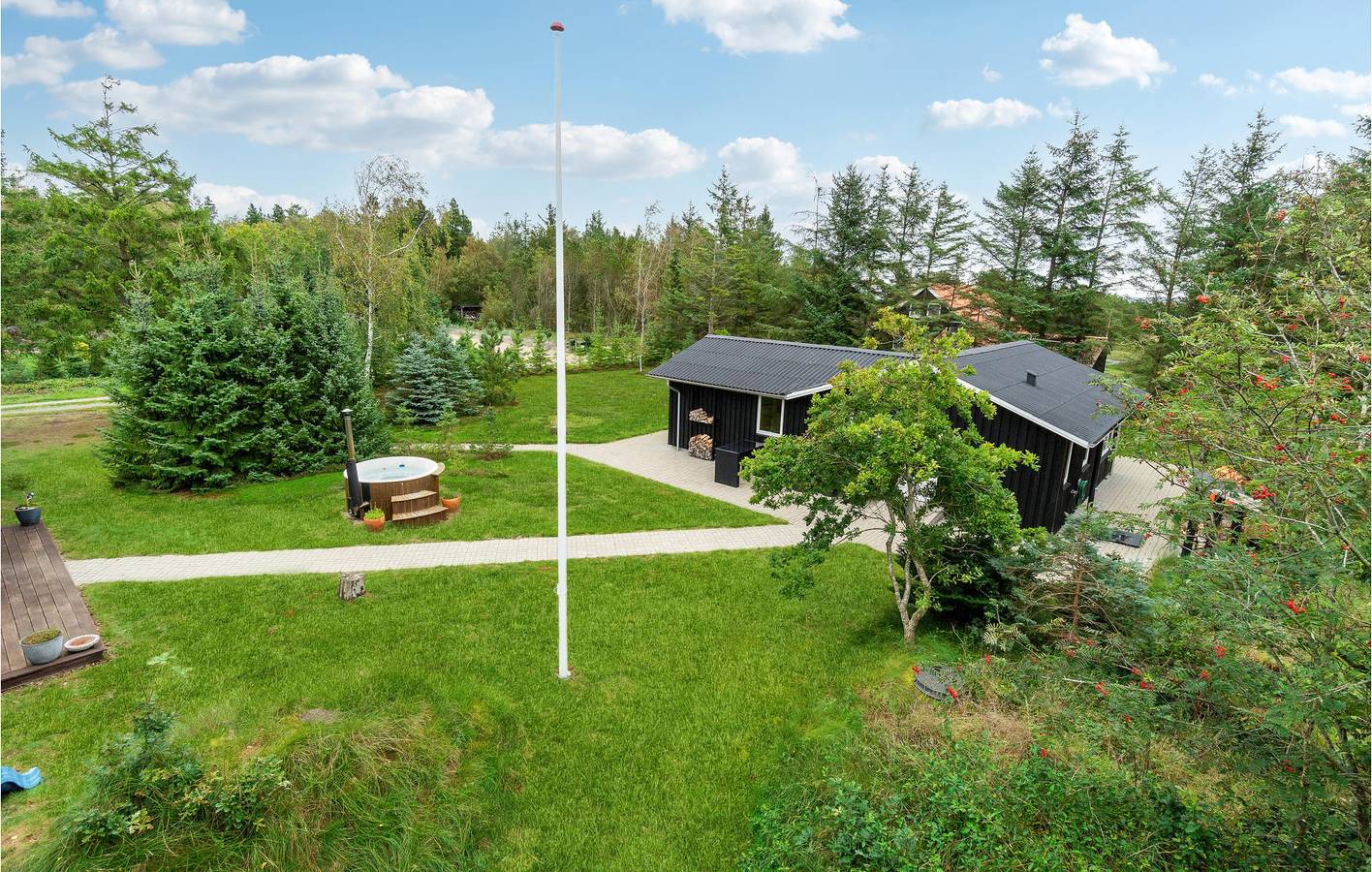 Ferienhaus für 6 Personen mit Terrasse in Thyholm, Oddesund