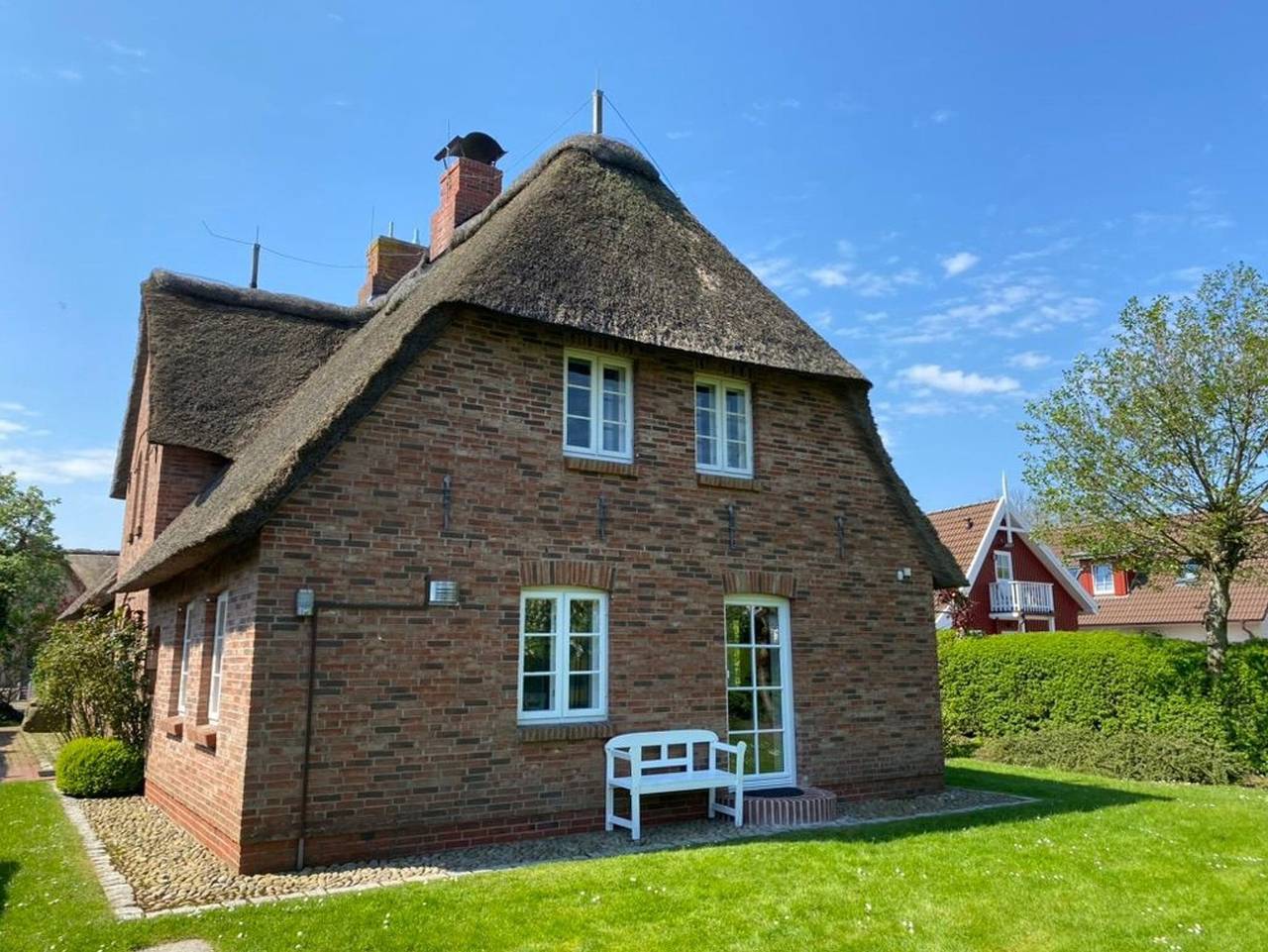 Buurnstrat 20b - Komfort. Reethaushälfte in Oevenum, Föhr