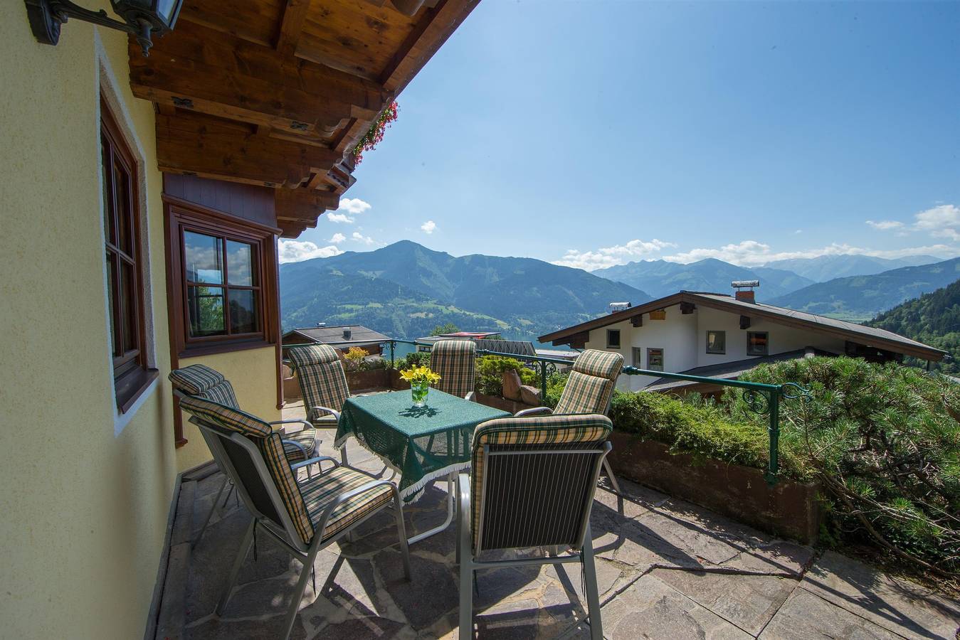 Apartamento vacacional entero, Appartement/Terrasse/extra Dz/Panoramablick in Zell am See (Ciudad), Zell am See