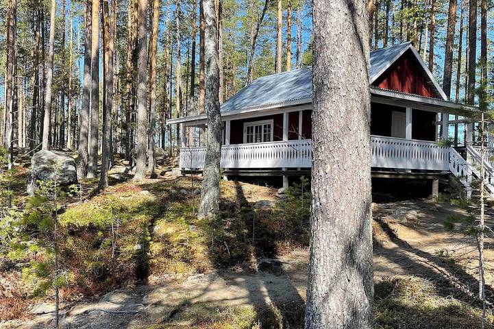 Korsnäsholmen Island Eco Lodge in Haverö, Västernorrland