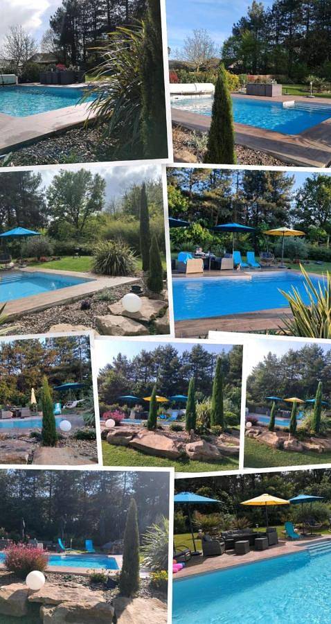 Location de vacances pour 6 personnes, avec piscine ainsi que jardin et vue à Angrie - 4