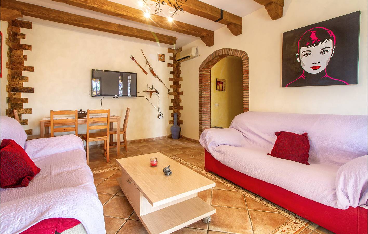 170 sqft apartment with AC, parking, pool & internet in Villanueva del Río Segura, Murcia Inland