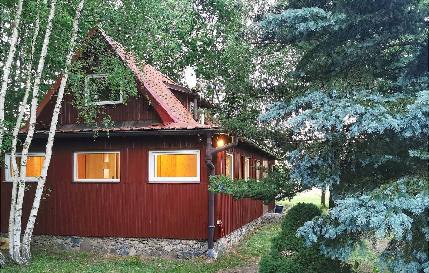 Casa de vacaciones para 5 personas con jardín in Voivodato de Varmia y Masuria