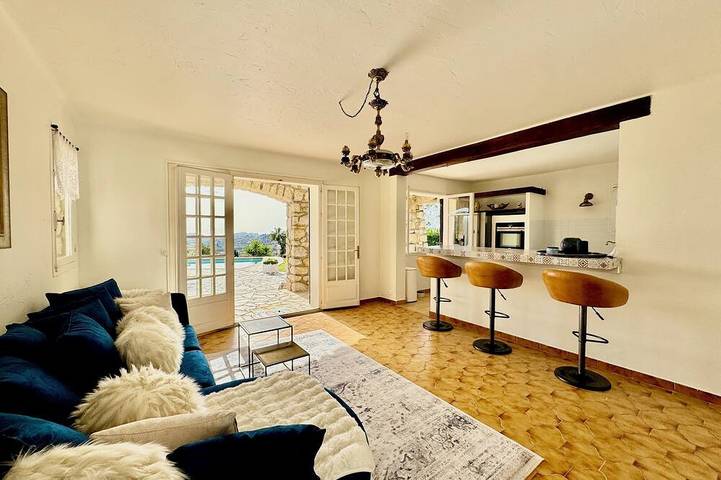 Villa pour 2 personnes, avec jardin et piscine à La Colle-sur-Loup - 4