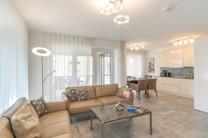 Ganze Wohnung, Apartment „Strandzeit“ im Nordsee Park Dangast mit Balkon und privater Sauna in Nordseebad Dangast, Varel