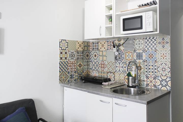 Estudio entero, Charming, cozy 20m² near Paris in Courbevoie, Altos del Sena