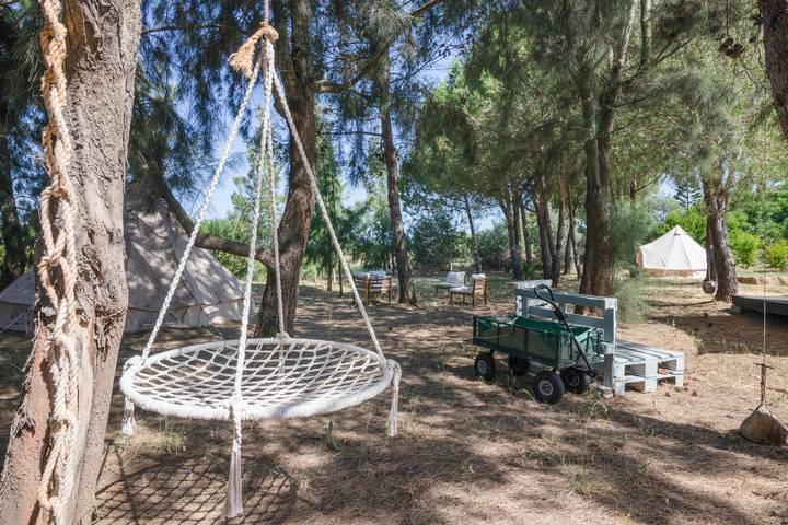 Wellness Garden Cottage met Yoga, Pilates en Natuurlijke Vijver in Moncarapacho e Fuseta, Parque Natural da Ria Formosa
