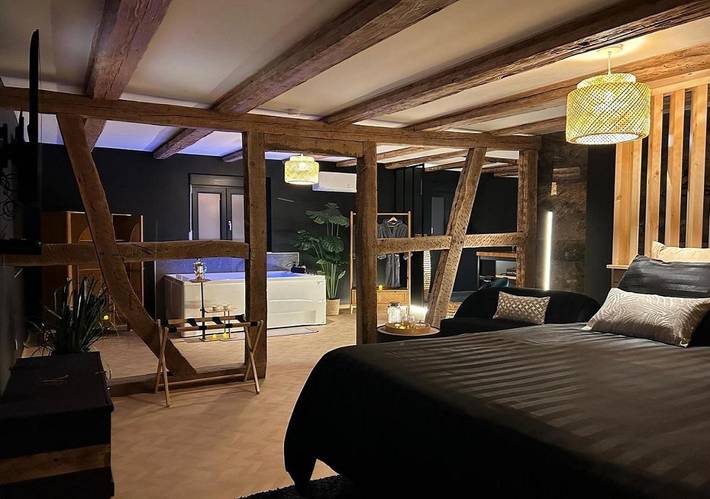 Appartement de vacances pour 2 personnes, avec jardin et jacuzzi