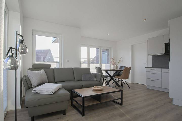 Ganze Wohnung, Modernes Apartment Domizil Deichloft B3 mit Terrasse nahe Strand in Norddeich in Norddeich, Norden und Umgebung
