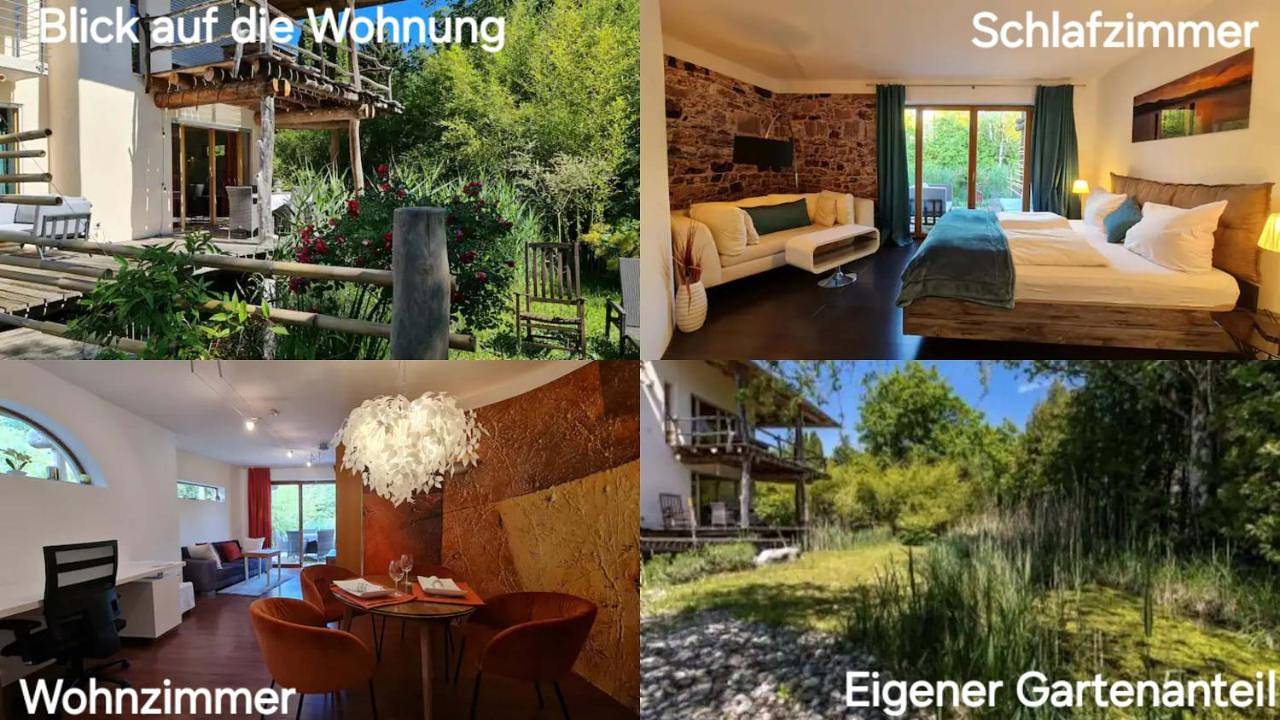 Ganze Wohnung, Design Ferienwohnung 2. Reihe Wörthsee mit Garten und großer Terrasse in Wörthsee, Ammersee