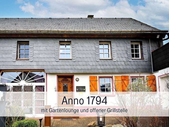 Ferienhaus für 5 Personen, mit Terrasse und Garten
