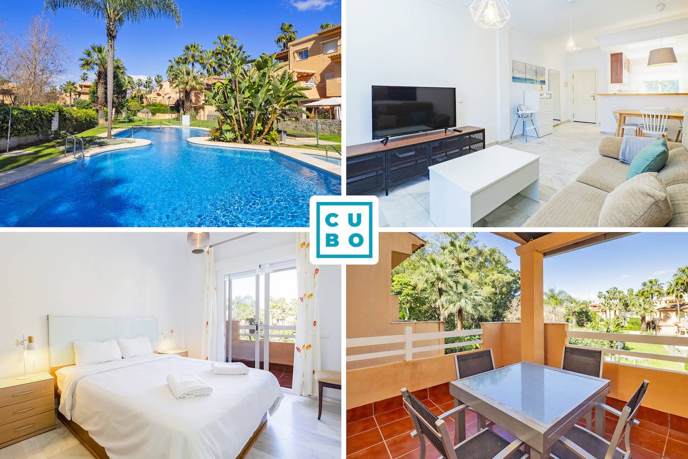 Geheel appartement, Cubo's Cabopino Beach Marbella Apartment in Carib Playa, Marbella