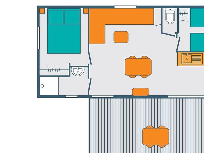 Camping pour 4 personnes, avec sauna dans les Pyrénées - 4